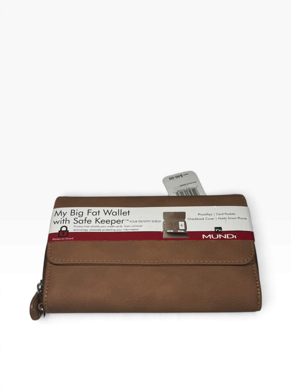 MY BIG FAT WALLET with Safe Keeper Tan Mundi